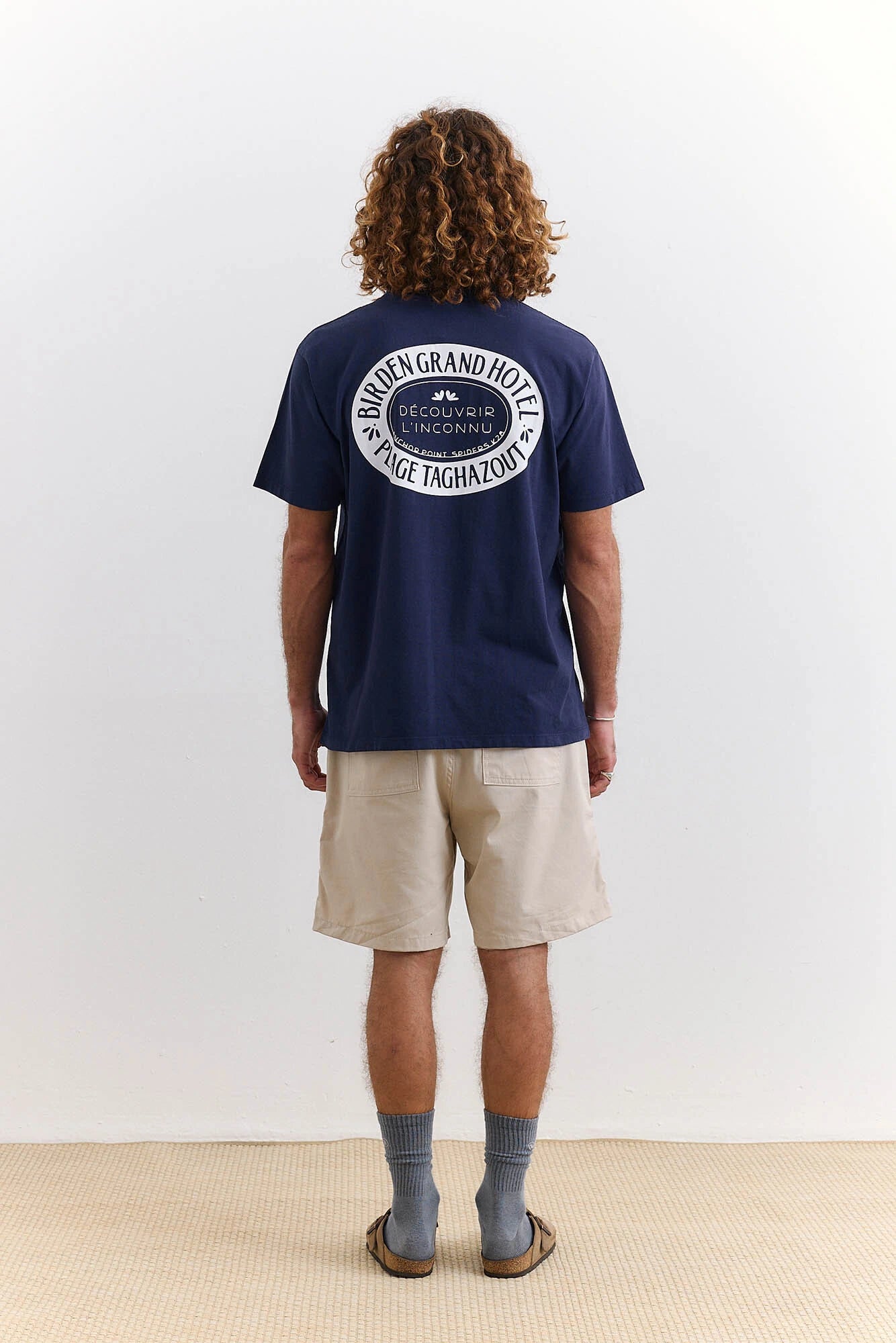 T SHIRT GRAND HOTEL NAVY - BIRDEN