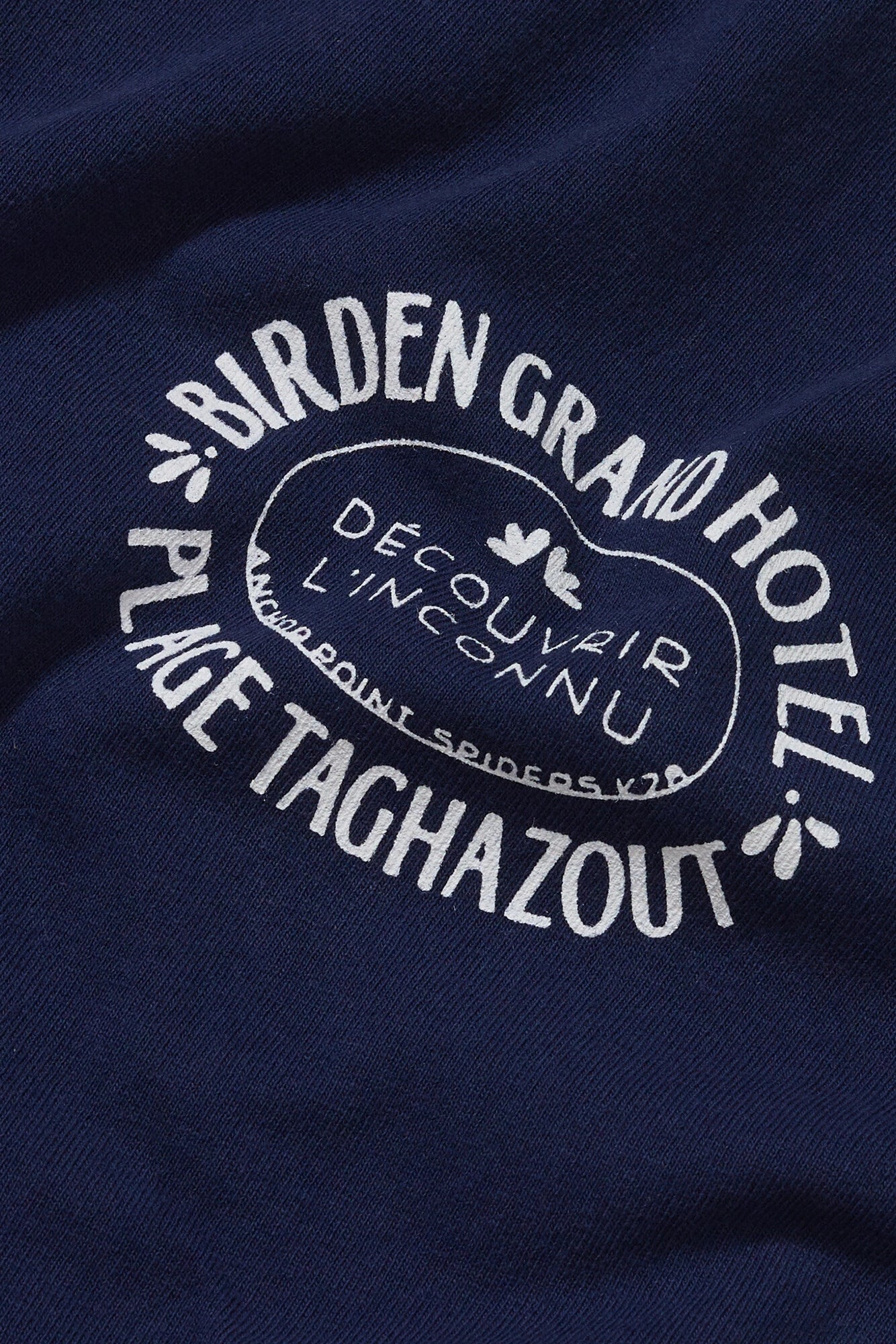 T SHIRT GRAND HOTEL NAVY - BIRDEN